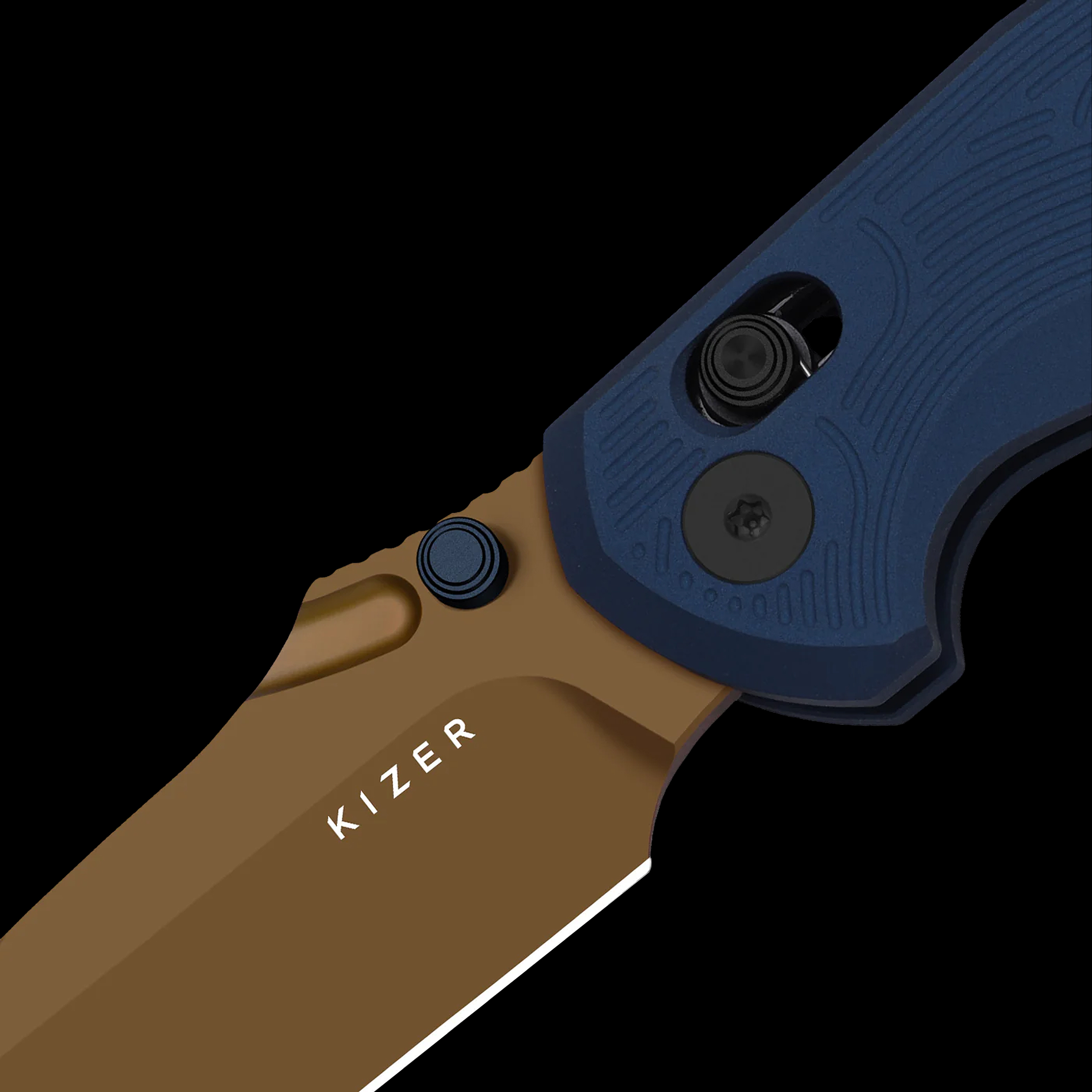 Kizer Khamsin Aluminium PVD Folding Knife