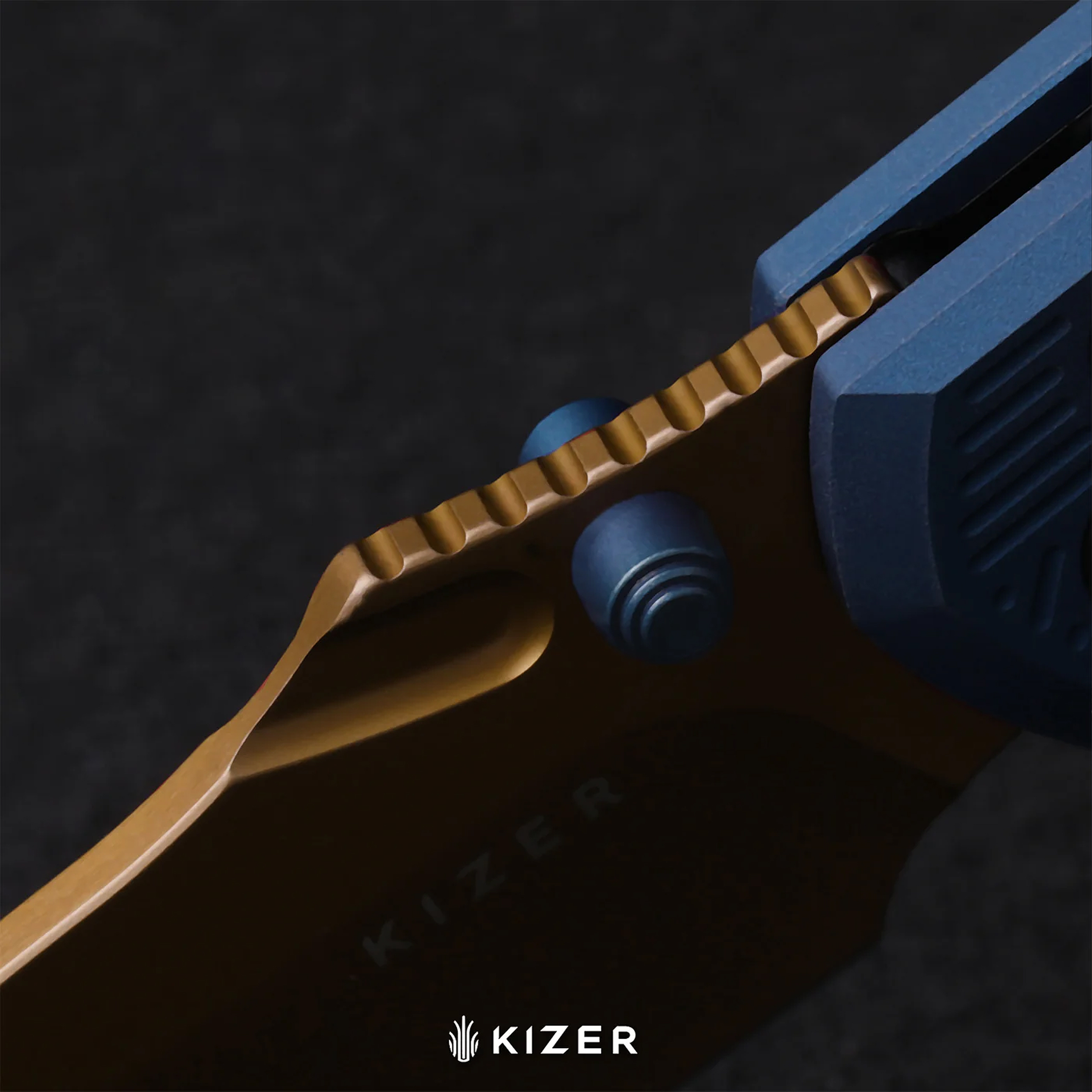 Kizer Khamsin Aluminium PVD Folding Knife