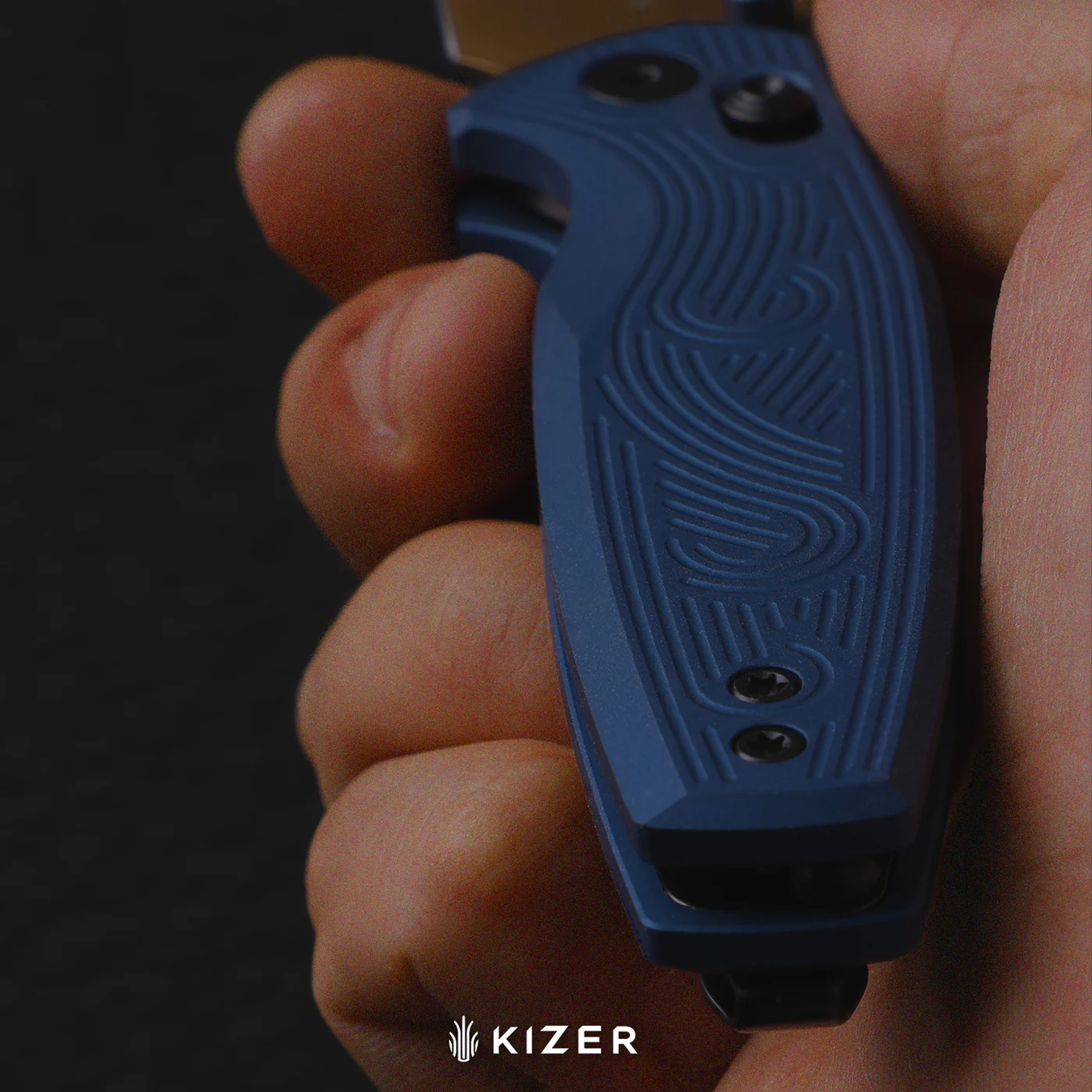 Kizer Khamsin Aluminium PVD Folding Knife