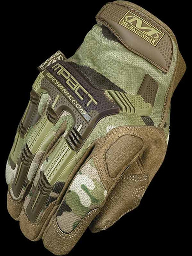 Mechanix Wear M-Pact Multicam - Gants Tactiques Avec Protection Impact EN13594 (Large, Camouflage)