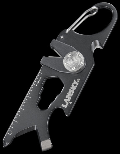 Lansky Roadie Knife Sharpener 8 In 1 Key Tool - KnifeCenter - ROAD1