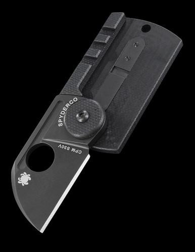 Spyderco Dog Tag Carbon Fibre