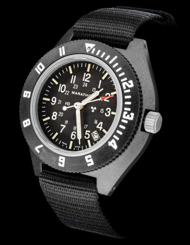 Marathon Pilot's Navigator Black with Date NGM