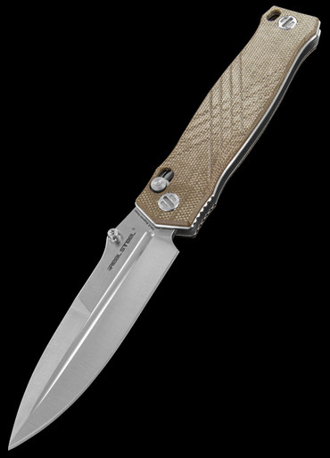 RealSteel Pathfinder Bushcraft Folding Knife -Scandi Blade, G10 Handle – Real  Steel