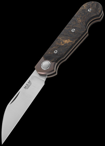 MKM Jaques Satin Dark Matter Gold Carbon Fibre | Folding Pocket Knife