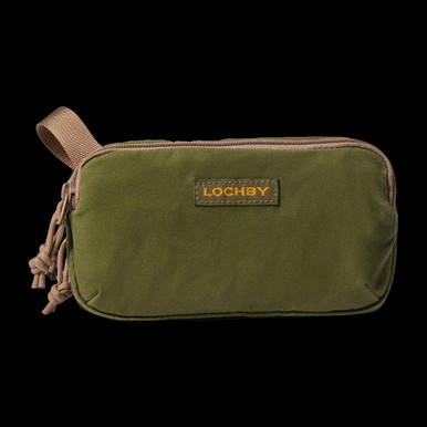 Lochby Mini Venture Pouch Olive | Waxed Canvas