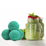 The Midwest Sea Salt Company Green Smoothie Luxury Bath Bombs -Set of 10 -  Extra Large - 4.5oz