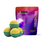 Grapefruit Tangerine Luxury Bath Bombs -Set of 10 -  Extra Large - 4.5oz