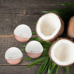 Crisp Coconut Luxury Bath Bombs -Set of 10 -  Extra Large - 4.5oz