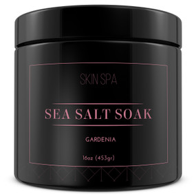 The Midwest Sea Salt Company Mineral Sea Salt Soak - Gardenia – 16oz (453gr)