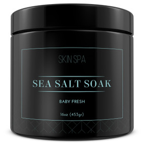 The Midwest Sea Salt Company Mineral Sea Salt Soak - Baby Fresh – 16oz (453gr)
