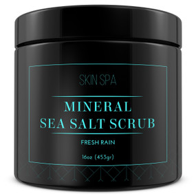 Mineral Sea Salt Scrub - Fresh Rain – 16oz (453gr)