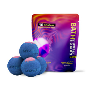 Eternal Roses Luxury Bath Bombs -Set of 10 -  Extra Large - 4.5oz