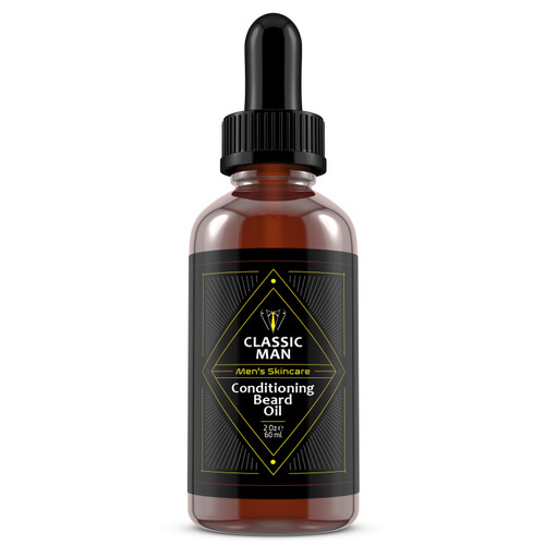 The Midwest Sea Salt Company Classic Man Moisturizing Beard Oil - 2oz