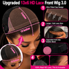 13x6 Transparent HD Lace Full Frontal Pre-Plucked Curly Wig with a Med. Cap