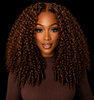 Coffee Brown 200% Density Burmese Curly