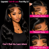 13x6 Transparent HD Lace Full Frontal Pre-Plucked Wig