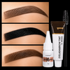 2 In 1 Eyebrows and Eyelashes Tint Kit with Brush, Professional Long Lasting Intense Color
