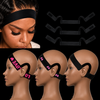 Comfortable Lace Melt Wig Band with Ear Hanger-Adjustable
Wrap for Scarf, Black Lace Edge Band for Wigs, Stylish Headband