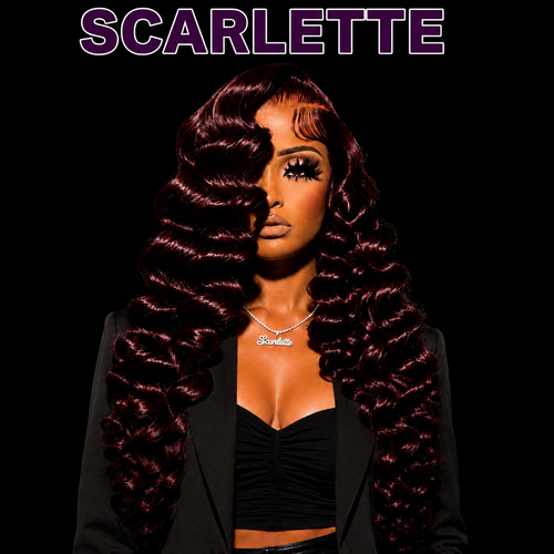 Red Burgundy Brazilian 200% Density Brazilian Loose Deep Wave
100% Human Hair