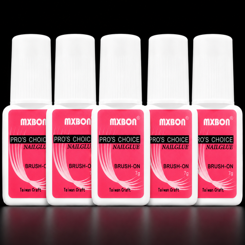 Super Strong Nail Glue for Acrylic Nail Tips & Rhinestone- Fast Drying, Super Adhesive, Bond, Long Lasting Professional Liquid Nail Glue