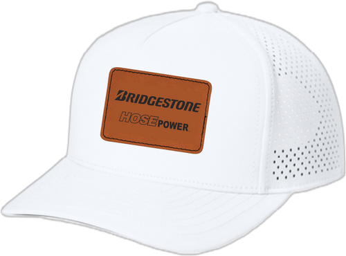 Bridgestone HosePower OGIO 5-Panel Performance Cap with Leatherette Patch, Assorted Colors