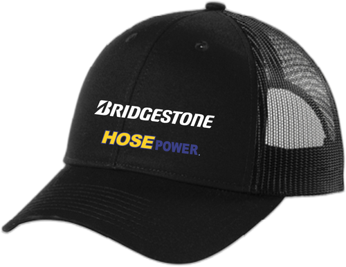 Bridgestone HosePower Low-Profile Snapback Trucker Cap, Assorted Colors
