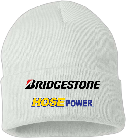 Bridgestone HosePower 12" Solid Cuffed Beanie, Assorted Colors