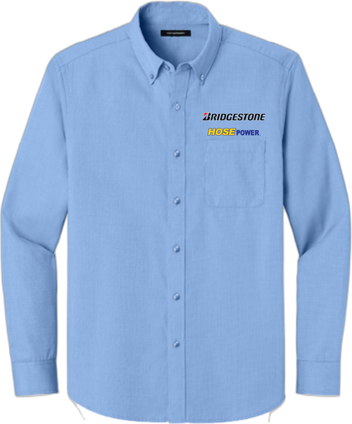 Bridgestone HosePower Long Sleeve Nailhead Easy Care Shirt, Assorted Colors