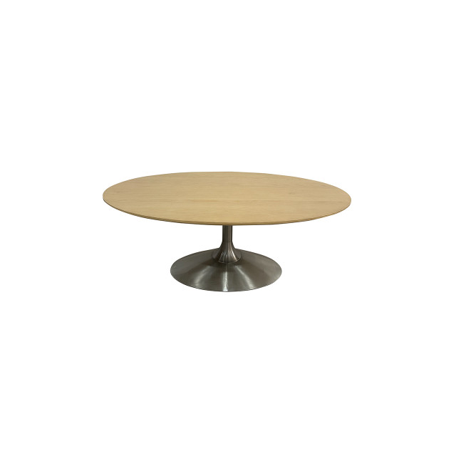 Arrow Oval Wood Modern Tulip Dining Table