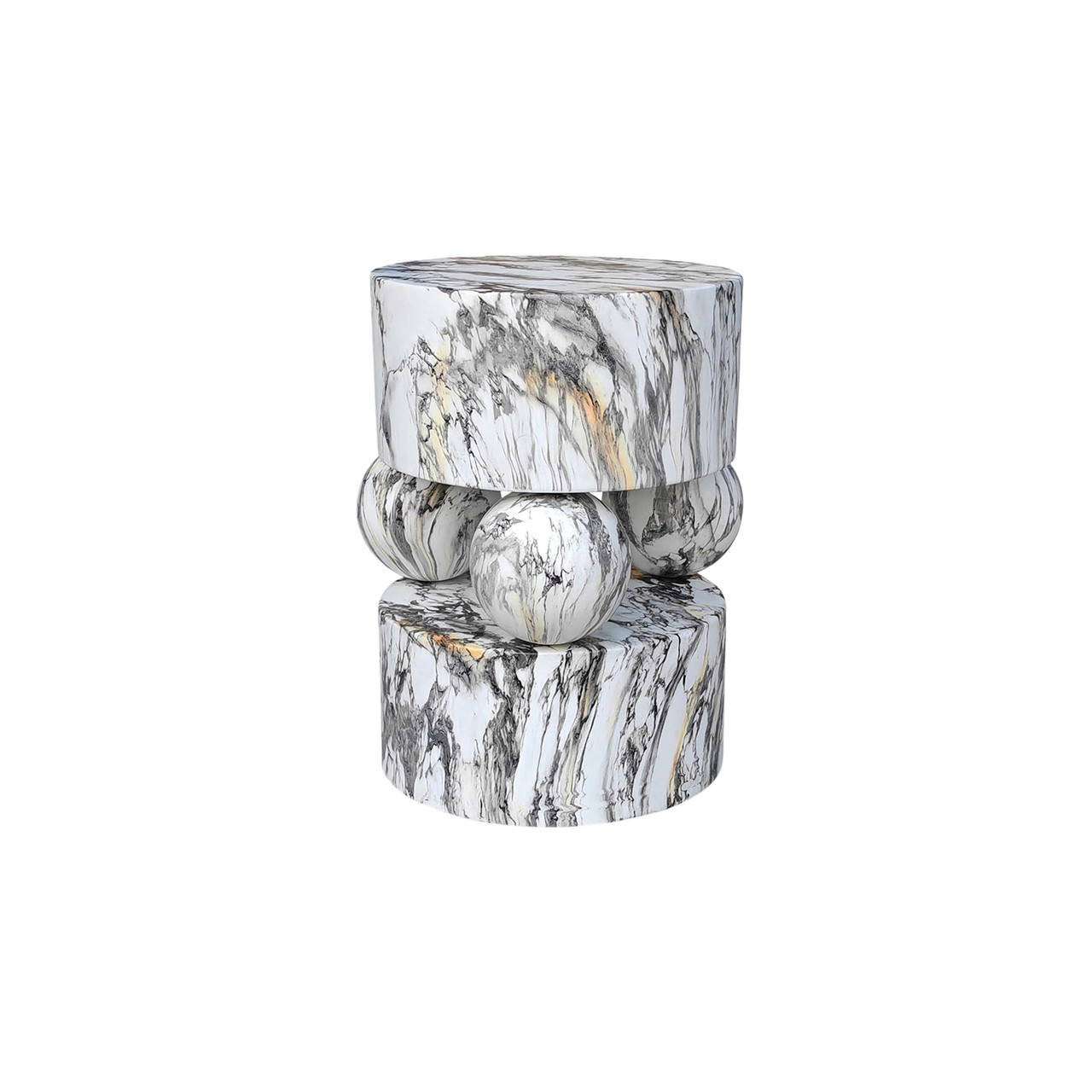 Image of Zyran Concrete Side Table - Final Sale