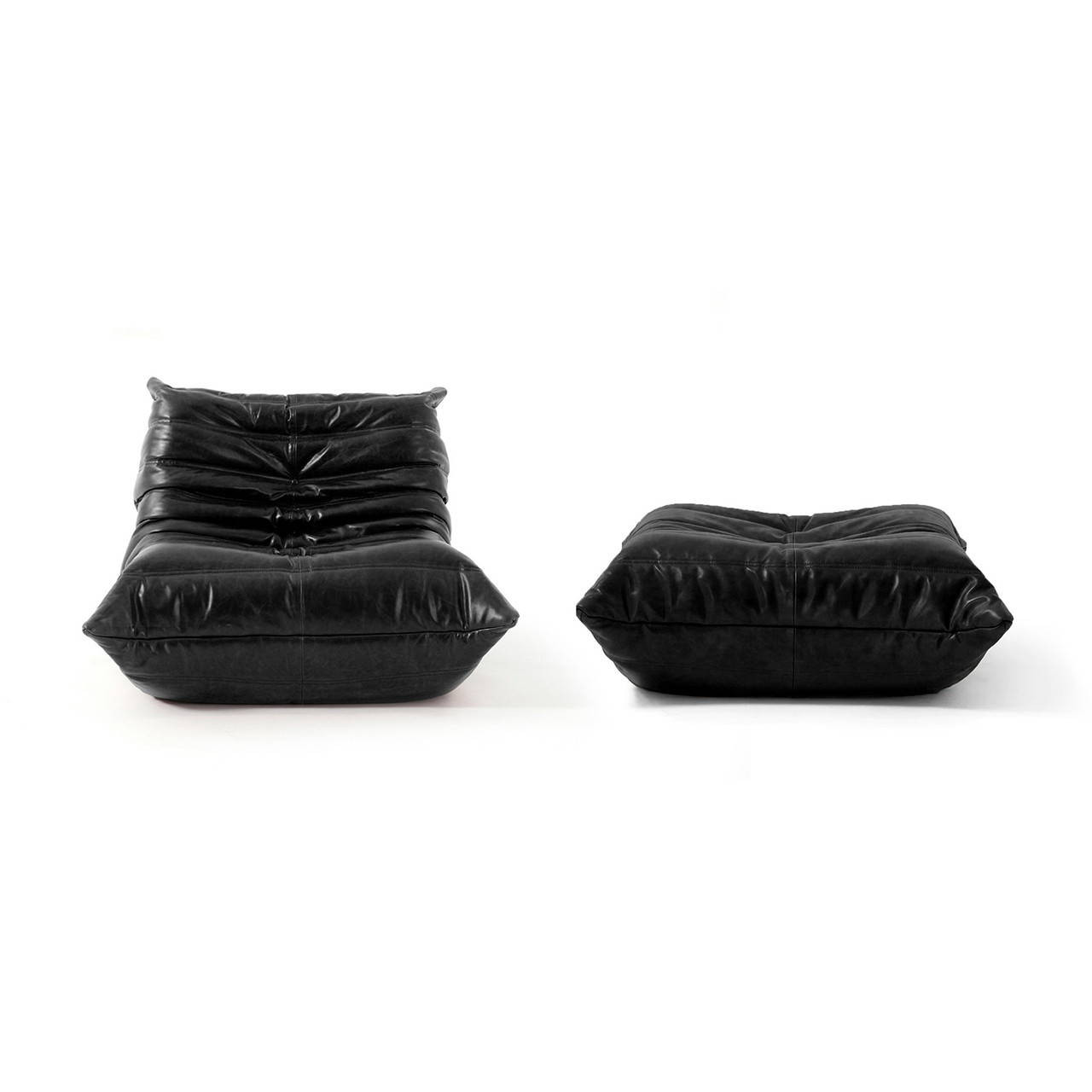 Image of Michel Ducaroy Modular Lounge Chair & Ottoman | Configuration A