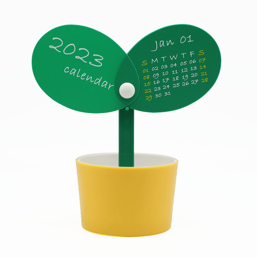 Flowerpot Table Calendar
