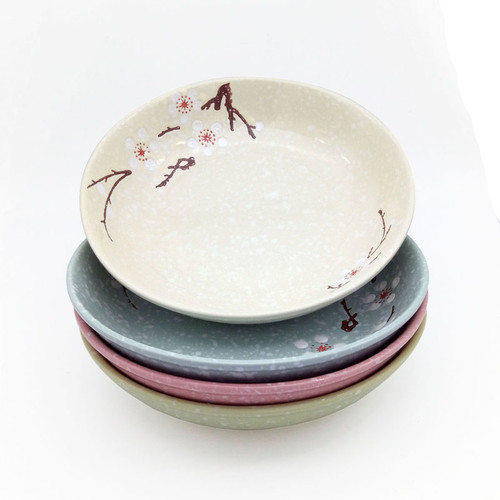 Japanese Cherry Blossom Dinner Plate Set 7 inch