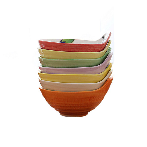 Hand painted Japanese serving bowl