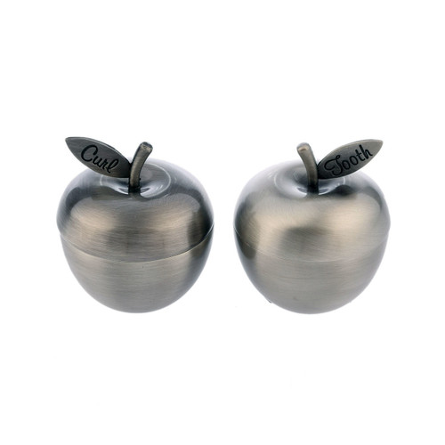 Apple First Tooth and Curl Keepsake Box