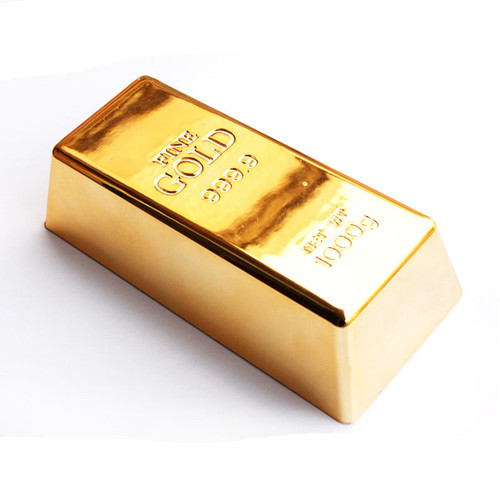 Gold Bullion Door Stopper
