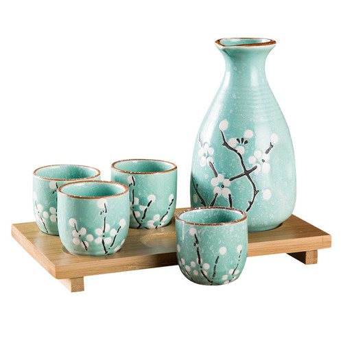 Cherry Blossom Japanese Sake Set