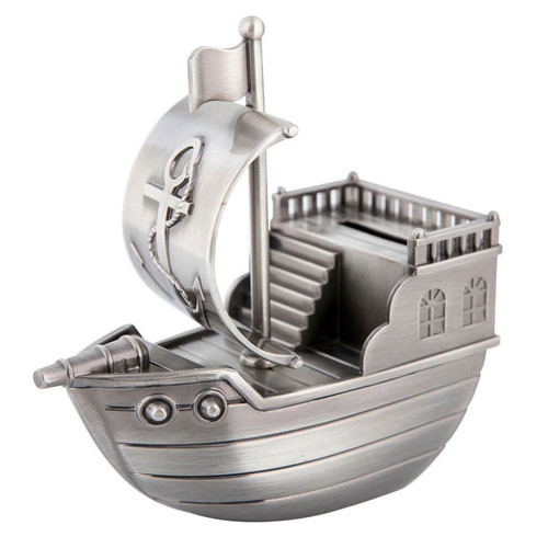 Pirate Ship Money Bank