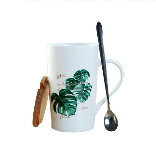 Tropical Leaves Coffee Mug