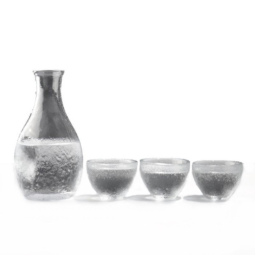 Clear Glass Sake Set