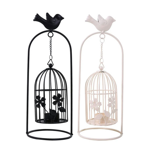 Bird Cage Tea Light Hanging Lantern