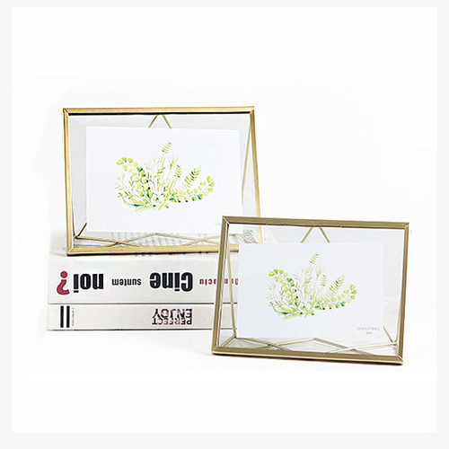 Pressed Glass Floating Frame