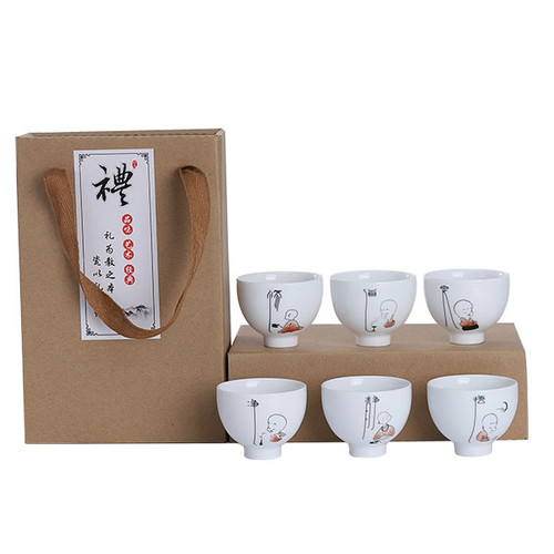 Six Paramitas Tea Cups Set