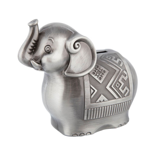 Pewter Elephant Piggy Bank