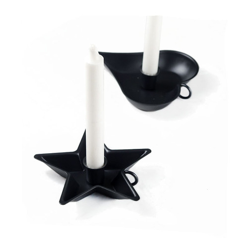 Black Wrought Iron Candle Holder