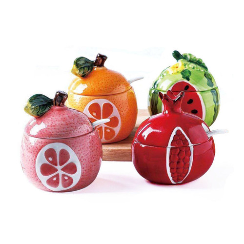 Fruit Shaped Ceramic Seasoning Jar