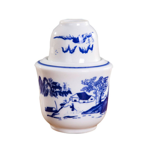 Sake for One Blue Scenery