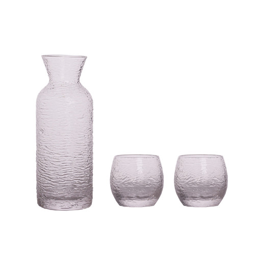 Rugged Sake Bottle Cups