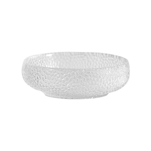 Hammered Glass Decorative Bowl